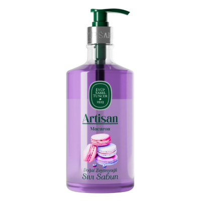 Sapun lichid cu ulei natural de masline Macaron Artisan, 600ml, Eyüp Sabri Tuncer -