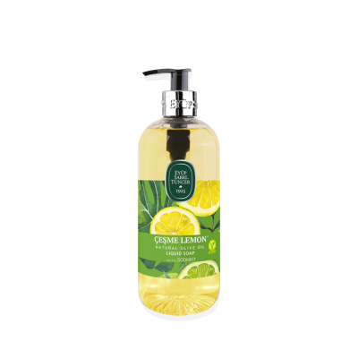 Sapun lichid cu ulei natural de masline Cesme Lemon 500 ml, Eyup -