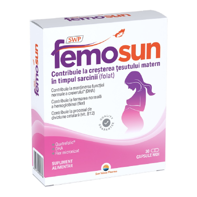 FemoSun, 30 capsule moi, Sun Wave Pharma -