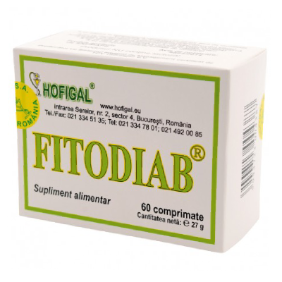 Fitodiab, 60 comprimate, Hofigal -