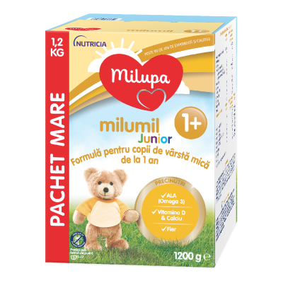 Formula de lapte Milumil Junior, 1 an+, 1200 g, Milupa -