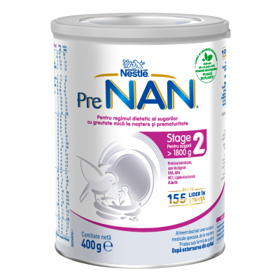 Formula speciala de lapte praf PreNan, +0 luni, 400 g, Nestle -