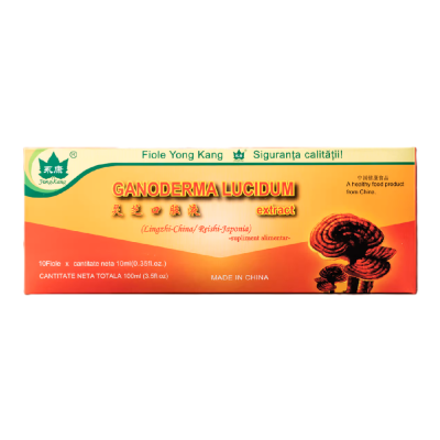 Ganoderma Lucidum, 10 fiole*10 ml, YongKang -