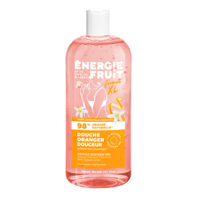 Gel de dus hidratant cu Floare de Portocal, 500 ml, Energie Fruit -