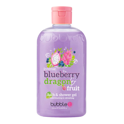 Gel de dus si baie cu aroma de afine si fructul dragonului, 500ml, Bubble T -