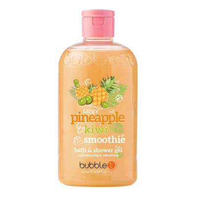 Gel de dus si baie cu aroma de ananas si kiwi, 500ml, Bubble T -