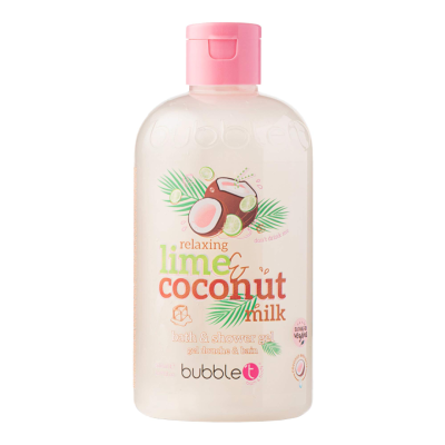 Gel de dus si baie cu aroma de cocos si lime, 500ml, Bubble T -