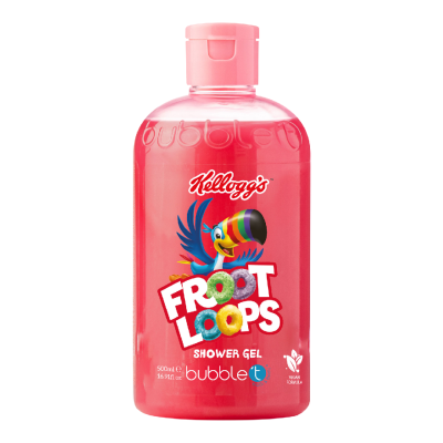 Gel de dus si baie, Kellogg’s Fruit Loops, 500ml, Bubble T -