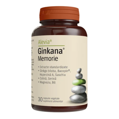 Ginkana Memorie, 30 capsule, Alevia -