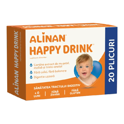 Happy Drink Alinan, 20 plicuri, Fiterman Pharma -
