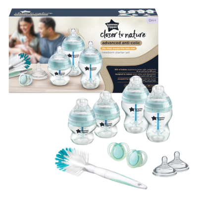 Kit biberoane pentru nou-născuti, Advanced Anti-Colic, Tommee Tippee -
