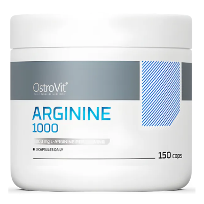 L-arginina, 1000 mg, 150 capsule, OstroVit -