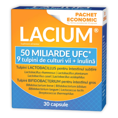 Lacium 50 miliarde UFC, 30 capsule, Zdrovit -