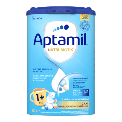 Formula de lapte praf Nutri Biotik 1+, 1-2 ani, 800 g, Aptamil -