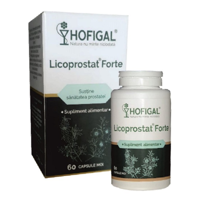 Licoprostat Forte, 60 capsule moi, Hofigal -