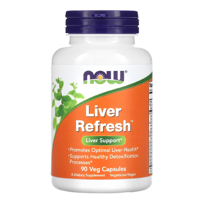 Liver Refresh, 90 Capsule vegetale, Now Foods -
