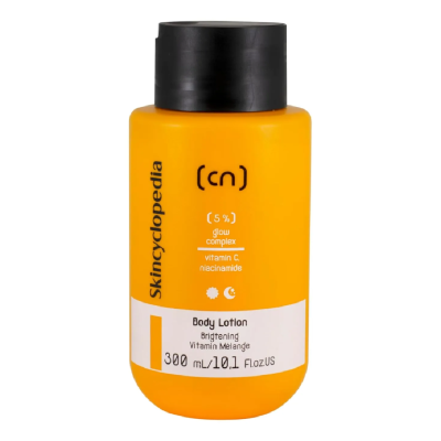 Lotiune corp cu 5% complex iluminare, 300 ml, Skincyclopedia -