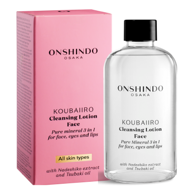 Lotiune demachianta cu extract de Nadeshiko și ulei de Tsubaki, 250 ml, Onshindo Osaka -