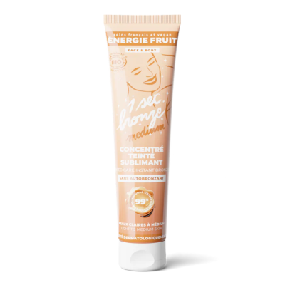 Lotiune iluminatoare fata si corp cu efect de bronz instant Light to Mid skin, 100ml, Energie Fruit -