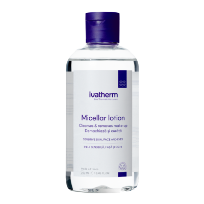 Lotiune micelara pentru piele sensibila, 250ml, Ivatherm -