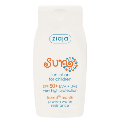 Lotiune pentru protectie solara copii, SPF50+, 6luni+ Sun, 125ml, Ziaja -
