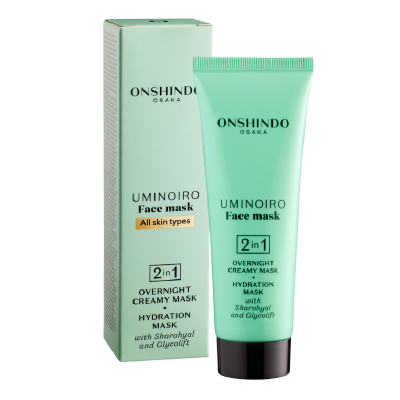 Masca faciala de noapte, cu Sharohyal și Glycolift, 75 ml, Onshindo Osaka -