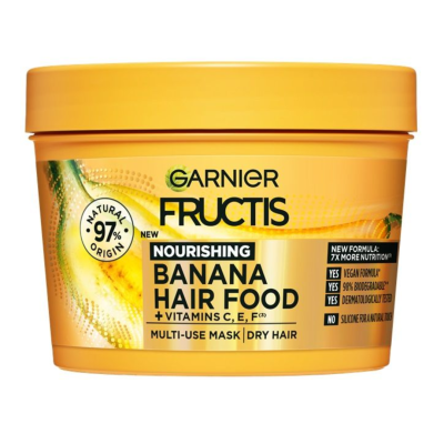 Masca hranitoare Banana Hair Food, 390ml, Garnier -