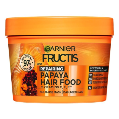 Masca reparatoare Papaya Hair Food, 390ml, Garnier -