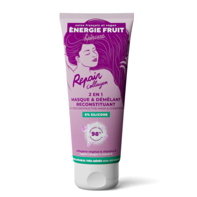 Masca si balsam 2in1 pentru par foarte deteriorat Repair Collagen, 200 ml, Energie Fruit -