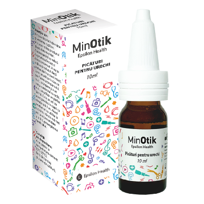 Picaturi pentru urechi MinOtik, 10 ml, Epsilon Health -