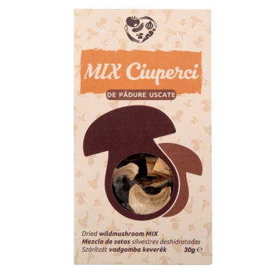 Mix de ciuperci de padure, 30g, Ecotravio -