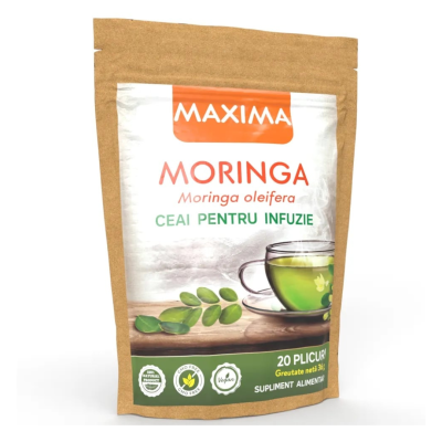 Ceai Moringa, 20 plicuri, Justin Pharma -