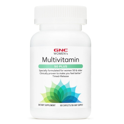 Multivitamine si minerale pentru femei 50 Plus Women's, 60 capsule, GNC -