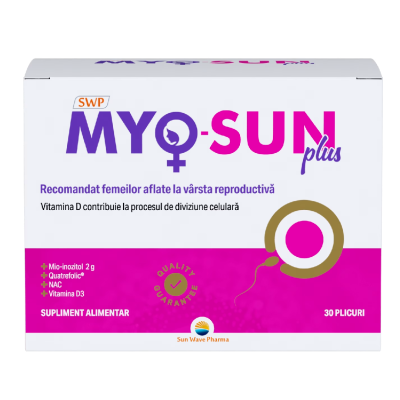 Myo-Sun Plus, 30 plicuri, Sun Wave Pharma -