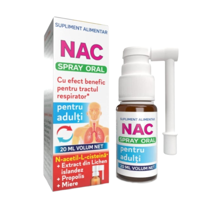 Spray oral pentru adulti NAC, 20ml, Justin Pharma -