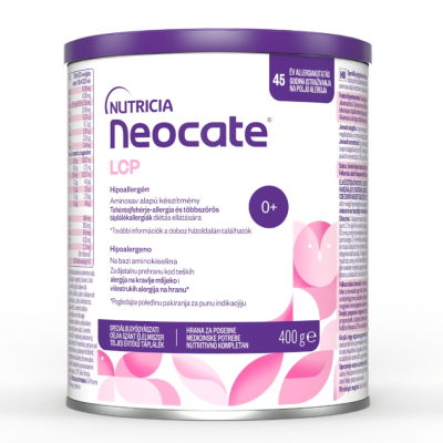 Formula de lapte praf Neocate LCP, 0-12 luni, 400 g, Nutricia -