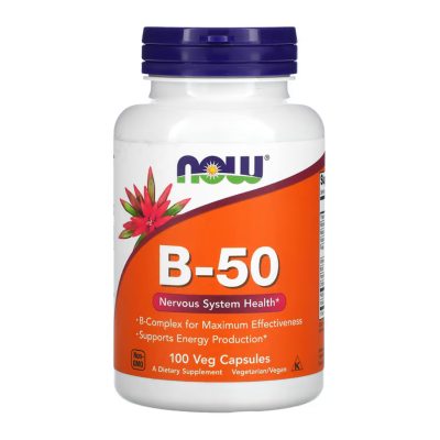 B-50 Complex, 100 tablete, Now Foods -