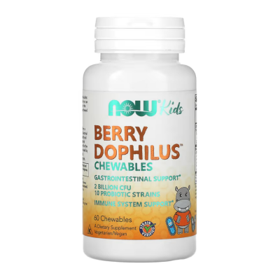 Probiotice BerryDophilus, 60 tablete, Now Foods -