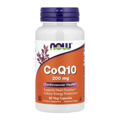 Coenzima Q10 200mg, 60 Capsule, Now Foods -