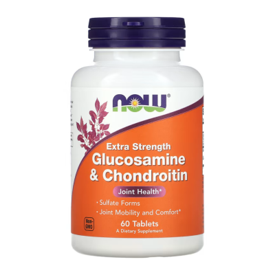 Glucosamina si Condroitina 750/600mg, 60 tablete, Now Foods -