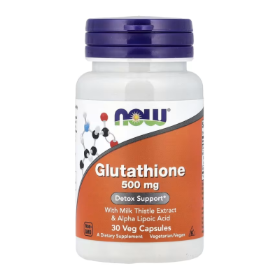 Glutation 500mg, 30 capsule, Now Foods -