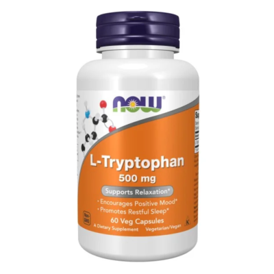L-Tryptophan 500mg, 60 capsule, Now Foods -