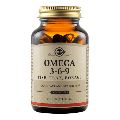 Omega 3-6-9 Softgels, 60 capsule, Solgar -