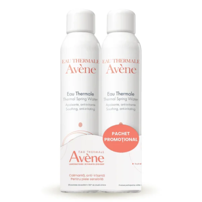 Pachet Apa termala spray, 300ml + 300ml, Avene -