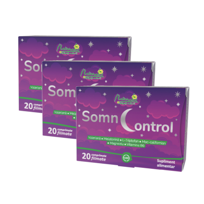 SomnControl, 20 comprimate, Naturalis -