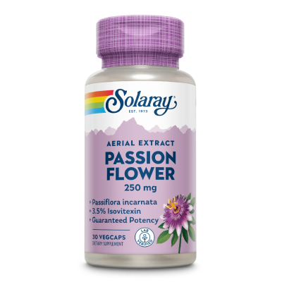 Passion Flower (Floarea-pasiunii) 250mg Solaray, 30 capsule, Secom -