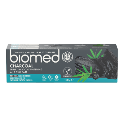 Pasta de dinti Charcoal, 100 g, Biomed -