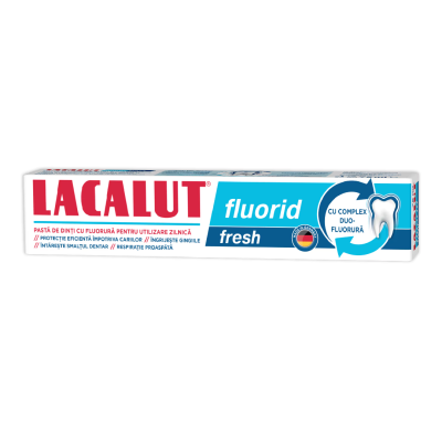 Pasta de dinti Fluorid Fresh, 75 ml, Lacalut -