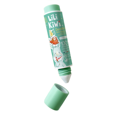 Pasta de dinti pentru copii, 3-12 ani, Mar si para, 30 ml, Lilikiwi -