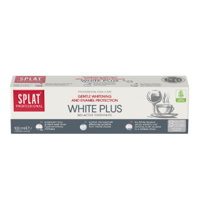 Pasta de dinti White Plus, 100 ml, Splat -